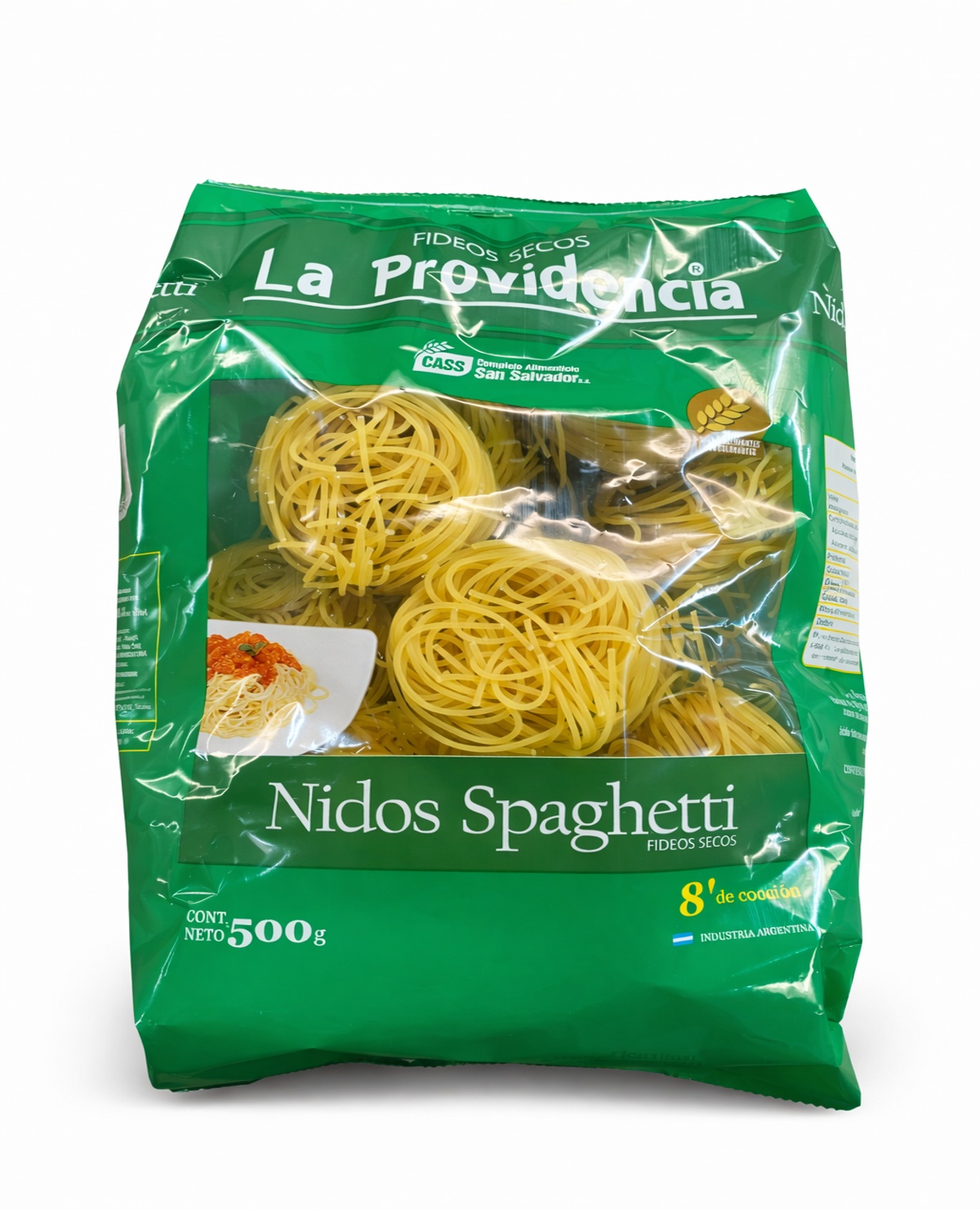 Fideos La Providencia Nidos Spaghetti x 500 Gs